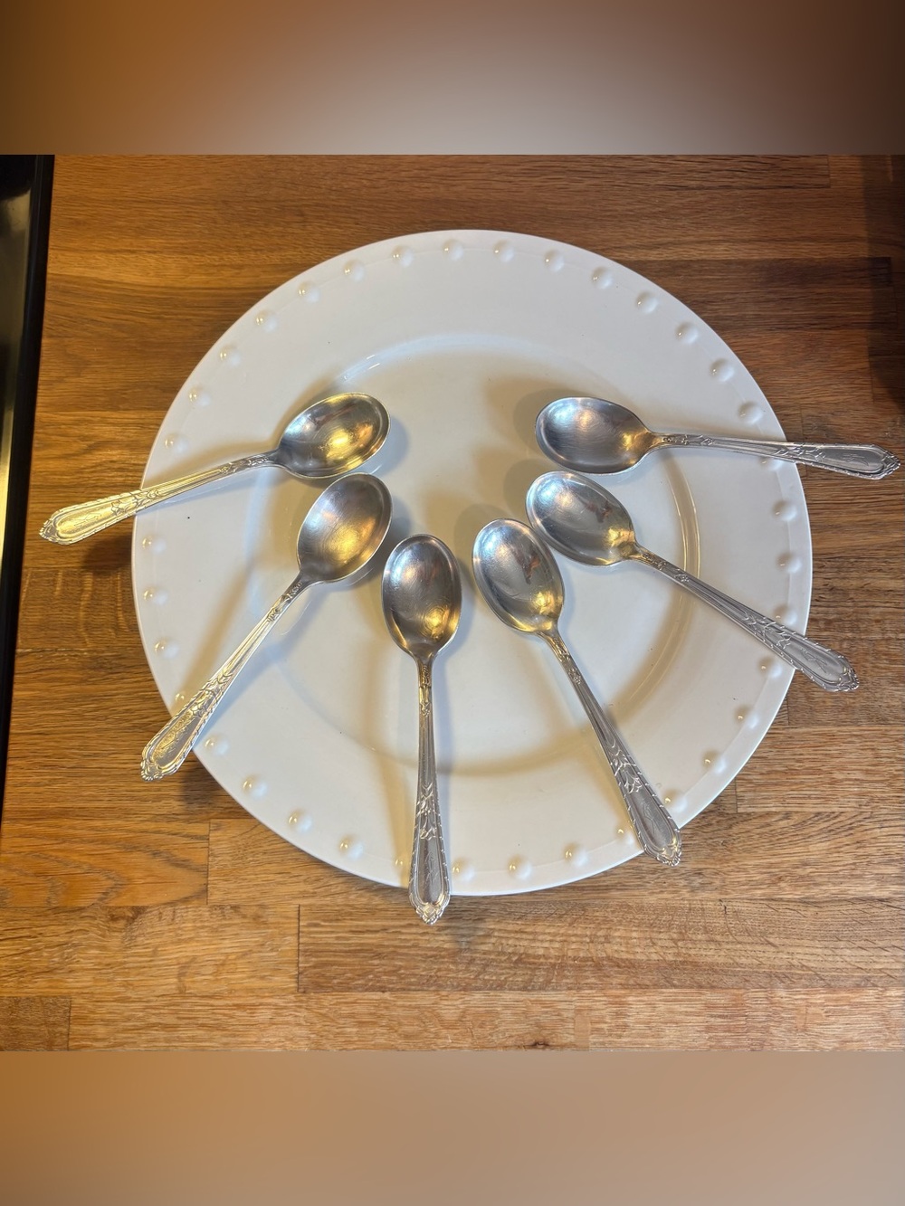 6 Spoons 6 3/4” Masterpiece by Holmes and Narver